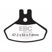Τακάκια μοτοσυκλέτας EBC SINT R SERIES FA468R thumb