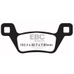 Τακάκια μοτοσυκλέτας EBC SINT R SERIES FA600R Τακάκια μοτοσυκλέτας EBC SINT R SERIES FA600R thumb