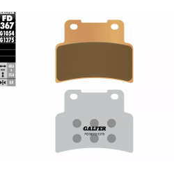 Τακάκια μοτοσυκλέτας Εμπρός Galfer SINTERED COMPOUND FD367G1375 Τακάκια μοτοσυκλέτας Εμπρός Galfer SINTERED COMPOUND FD367G1375