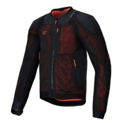Καλοκαιρινό μπουφάν μηχανής ALPINESTARS TROOP-AIR PRO BLACK/RED