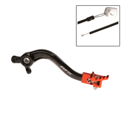 Μανέτα φρένου μηχανής πίσω RFX Pro FT Rear Brake Lever (Black/Orange) Ktm SX 125/250/350/450 2016