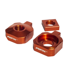 Ρυθμιστής πίσω άξονα RFX Pro Rear Axle Adjuster Blocks - Orange KTM 65SX 16-25