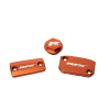 Σετ καπάκια δοχείου υγρών RFX Pro Reservoir Cap Kit Kit (Orange) - KTM SX/SXF (Brembo Brake and Magura Clutch)