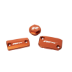 Σετ καπάκια δοχείου υγρών RFX Pro Reservoir Cap Kit Kit (Orange) - KTM SX/SXF (Brembo Brake and Magura Clutch) thumb