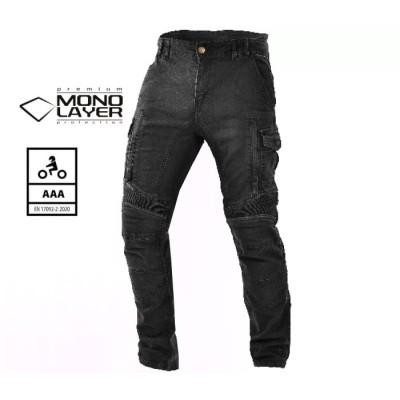 Παντελόνι μηχανής TRILOBITE ACID SCRAMBLER 2.0 BLACK AAA