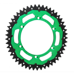 Γρανάζι πίσω κίνησης RFX Pro Series Armalite Double Compound Rear Sprocket (Steel/Aluminium) KX 2025 - 520 48T (Green)