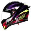 Κράνος μηχανής K1 S E2206 - FASTLAP BLACK/PURPLE/PINK thumb