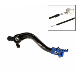 Μανέτα φρένου μηχανής πίσω RFX Pro FT Rear Brake Lever (Black/Blue) - Husqvarna TC85 14-17