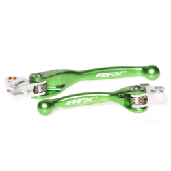 Σετ μανέτες φρένου - συμπλέκτη RFX Race Forged Flexible Lever Set (Green) Kawasaki KXF250/450 13-16
