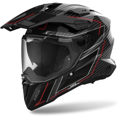Κράνος μηχανής AIROH COMMANDER 2 STYLISH CARBON GLOSS