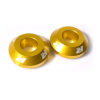 Αποστάτες πίσω τροχού RFX Pro FAST Wheel Spacers Rear (Yellow) - Suzuki RMZ250/450 05-25