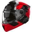 Κράνος μηχανής AIROH SPECKTRE GROOVE RED FLIP-UP thumb