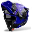 Κράνος μηχανής AIROH SPECKTRE GROOVE BLUE FLIP-UP thumb