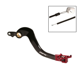 Μανέτα φρένου μηχανής πίσω RFX Pro FT Rear Brake Lever (Black/Red) - Honda CRFX250 04-19
