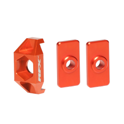 Ρυθμιστής πίσω άξονα RFX Pro Rear Axle Adjuster Blocks (Orange) - KTM 50 09-19 Ρυθμιστής πίσω άξονα RFX Pro Rear Axle Adjuster Blocks (Orange) - KTM 50 09-19