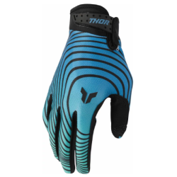 Γάντια μηχανής THOR LAUNCHMODE IDENTITY TEAL/BLACK