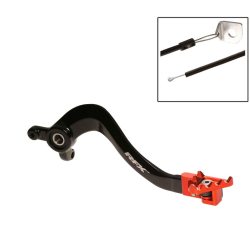 Μανέτα φρένου μηχανής πίσω RFX Pro FT Rear Brake Lever (Black/Orange) - KTM SX85 03-17