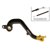 Μανέτα φρένου μηχανής πίσω RFX Pro FT Rear Brake Lever (Black/Yellow) - Suzuki RM125 01-08
