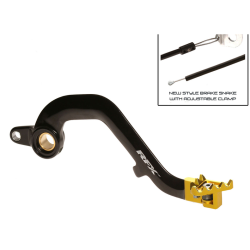 Μανέτα φρένου μηχανής πίσω RFX Pro FT Rear Brake Lever (Black/Yellow) - Suzuki RM125 01-08 Μανέτα φρένου μηχανής πίσω RFX Pro FT Rear Brake Lever (Black/Yellow) - Suzuki RM125 01-08