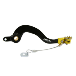 Μανέτα φρένου RFX Pro FT Rear Brake Lever (Black/Yellow) - Suzuki RMZ250 07-12
