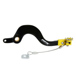 Μανέτα φρένου RFX Pro FT Rear Brake Lever (Black/Yellow) - Suzuki RMZ250 13-25 / 450 08-25 Μανέτα φρένου RFX Pro FT Rear Brake Lever (Black/Yellow) - Suzuki RMZ250 13-25 / 450 08-25
