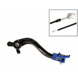 Μανέτα φρένου μηχανής πίσω RFX Pro ST Rear Brake Lever (Black/Blue) - Yamaha YZ65 17-25 /85 01-25