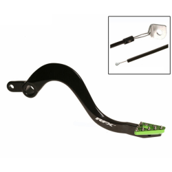 Μανέτα φρένου μηχανής πίσω RFX Pro ST Rear Brake Lever (Black/Green) - Kawasaki KX125 04-08 Μανέτα φρένου μηχανής πίσω RFX Pro ST Rear Brake Lever (Black/Green) - Kawasaki KX125 04-08