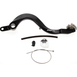 Μανέτα φρένου μηχανής πίσω RFX Pro ST Rear Brake Lever (H/A Black / H/A Titan) - Kawasaki KXF450 06-25