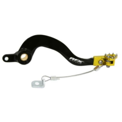 Μανέτα φρένου μηχανής πίσω RFX Pro ST Rear Brake Lever (Black/Yellow) - Suzuki RM250 01-08