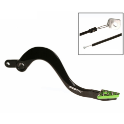 Μανέτα φρένου μηχανής πίσω RFX Pro ST Rear Brake Lever (Hard Anodised Black/Green) KXF 250 05-20 Μανέτα φρένου μηχανής πίσω RFX Pro ST Rear Brake Lever (Hard Anodised Black/Green) KXF 250 05-20