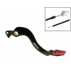 Μανέτα φρένου μηχανής πίσω RFX Pro ST Rear Brake Lever (Hard Anodised Black/Red) - Honda CRF250/450