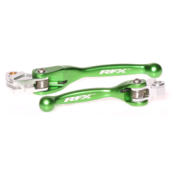 Σετ μανέτες φρένου - συμπλέκτη RFX Race Forged Flexible Lever Set (Green) KX65/85/100 00-16 KX125/250 00-08 Σετ μανέτες φρένου - συμπλέκτη RFX Race Forged Flexible Lever Set (Green) KX65/85/100 00-16 KX125/250 00-08