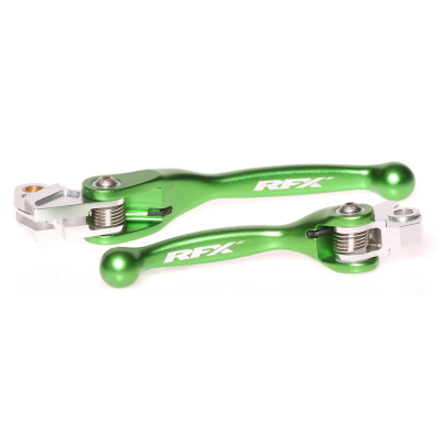 Σετ μανέτες φρένου - συμπλέκτη RFX Race Forged Flexible Lever Set (Green) KX65/85/100 00-16 KX125/250 00-08