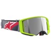 Μάσκα μηχανής motocross ALPINESTARS SUPERTECH CORP YELLOW FLUO Red/ Mirror SILVER thumb