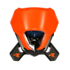 Προβολέας μοτοσυκλέτας RACETECH V-FACE 2.0 LED Headlight (Black/Orange)