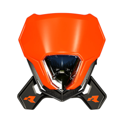 Προβολέας μοτοσυκλέτας RACETECH V-FACE 2.0 LED Headlight (Black/Orange) Προβολέας μοτοσυκλέτας RACETECH V-FACE 2.0 LED Headlight (Black/Orange)