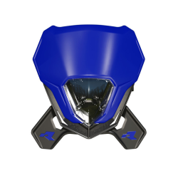 Προβολέας μοτοσυκλέτας RACETECH V-FACE 2.0 LED Headlight (Black/Blue)