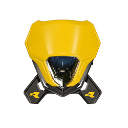 Προβολέας μοτοσυκλέτας RACETECH V-FACE 2.0 LED Headlight (Black/Yellow)
