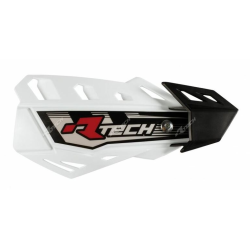 Προστατευτικές χούφτες μηχανής RACETECH FLX Adjustable Handguards White Προστατευτικές χούφτες μηχανής RACETECH FLX Adjustable Handguards White