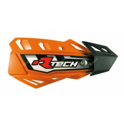 Προστατευτικές χούφτες μηχανής RACETECH FLX Adjustable Handguards Orange