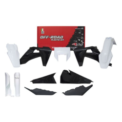 Κιτ πλαστικών RACETECH Plastic Kit HUSQ FE/TE 20-23 (White/Black)