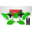 Κιτ πλαστικών RACETECH Plastic Kit Neon Green/Black Kawasaki KX250F 17-20 thumb