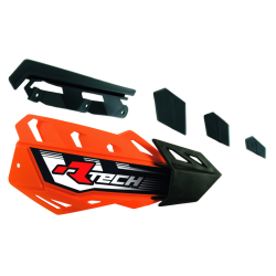 Εφεδρικές χούφτες μηχανής RACETECH FLX Handguards Replacement Covers Orange Εφεδρικές χούφτες μηχανής RACETECH FLX Handguards Replacement Covers Orange