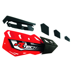Εφεδρικές χούφτες μηχανής RACETECH FLX Handguards Replacement Covers Red