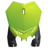Number Plate μάσκα εμπρός RACETECH - Beta RX 300 2T 2024 (Neon Yellow)