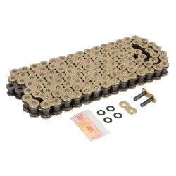 Αλυσίδα κίνησης μοτοσυκλέτας DID 525VX3 GOLD/BLK 120 συνδέσμων DID525VX3G&B120
