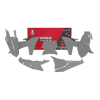 Κιτ πλαστικών RACETECH Plastic Kit KTM 23-24 (Grey)