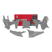 Κιτ πλαστικών RACETECH Plastic Kit KTM 23-24 (Grey) thumb