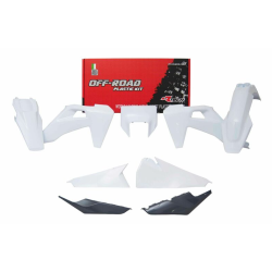 Κιτ πλαστικών RACETECH Plastic Kit White/Anthracite Grey Husqvarna TE/FE 2020