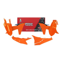 Κιτ πλαστικών RACETECH Plastic Kit with left Airbox Side Panel KTM 2024 (Orange/Black)